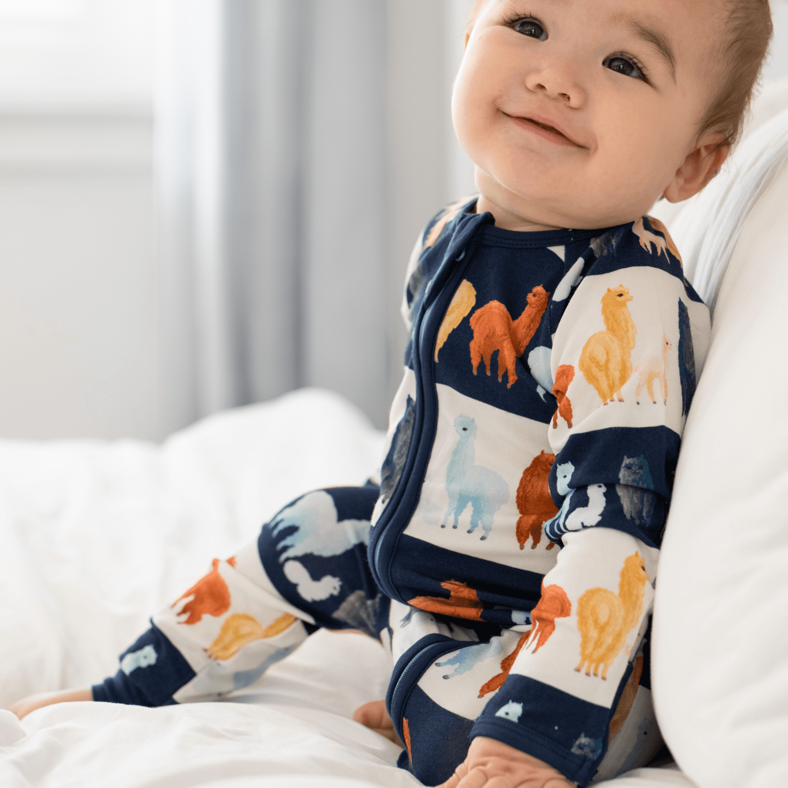 ZIPSTER™ Llama Bebé Mono Bambú suave, envío rápido y gratuito