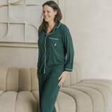 Damen-Pyjamaset Grünes Erbe