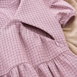 Stillkleid mit Ballonärmeln Rosa