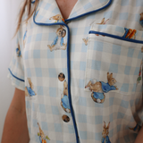 Ladies Pyjamas Set Peter's Gingham Hop