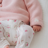Cardigan avvolgente rosa puro
