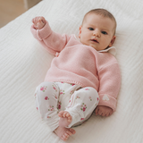Cardigan avvolgente rosa puro