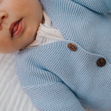 Pure Blue vest met knopen