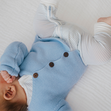 Pure Blue vest met knopen