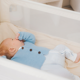 Pure Blue vest met knopen