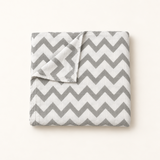 Grande couverture en mousseline « Zig Zag »