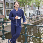 Men's Bamboo Pyjama Set Navy Heritage