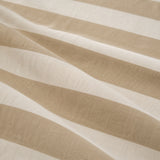 Vestido de lactancia a rayas Beige / Blanco