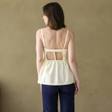 Still-Peplum-Top Gelb
