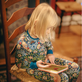 William Morris Set PJ per bambini Ladro di fragole blu navy