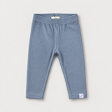 Ribbed Leggings en bambou « Blueberry »