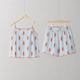 Pyjama pour dames - Lobster ondulé