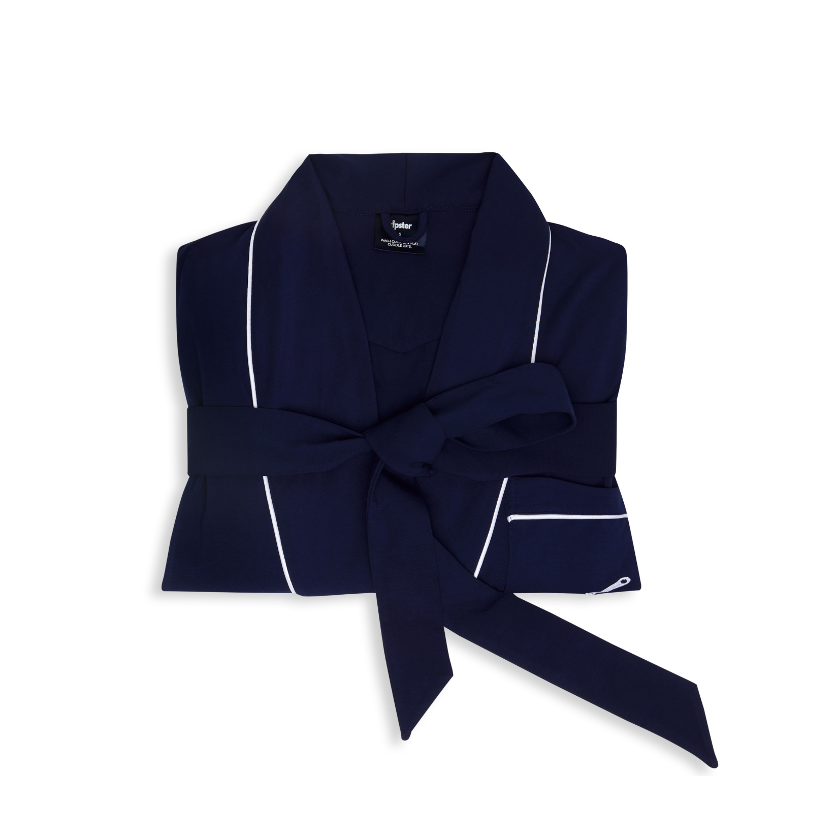 Women's Navy Heritage Bamboo Robe