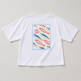 Maglietta da bambino oversize White Sardines