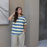 T-shirt d'allaitement surdimensionné Butter and Blue