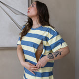 T-shirt d'allaitement surdimensionné Butter and Blue