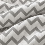 Grande couverture en mousseline « Zig Zag »