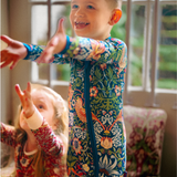 William Morris Zipster Ladrón de Fresas Azul Marino