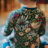 William Morris Zipster Ladrón de Fresas Azul Marino