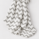 Grande couverture en mousseline « Zig Zag »