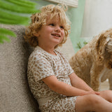 Children's Shortie PJ Set Luipaardprint