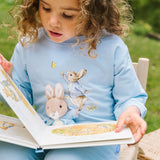 Set de salon en bambou Peter Rabbit Bleu