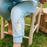 Set de salon en bambou Peter Rabbit Bleu