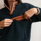 Stillen Fleece Retro Herbst