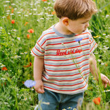 Maglietta oversize per bambini a righe Good Old Days