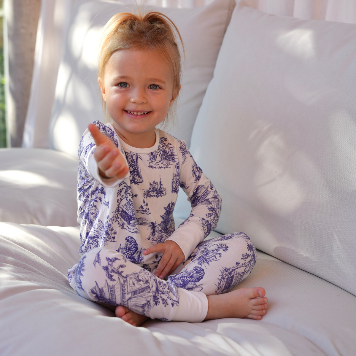 Pijama infantil Toile de Jouy