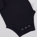 Body suit a maniche lunghe blu navy