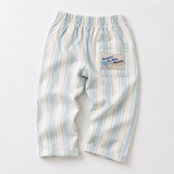 Streifen-Abenteuerhose Blau