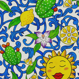 Set di pigiami da donna Sicilian Summer (Vincitore della sfida di design 2025)