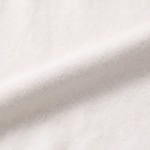 Close-up of the soft bamboo fabric of the White Miffy children's T-shirt with green Miffy print