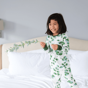 Children's PJ Set Greenery - Zipster